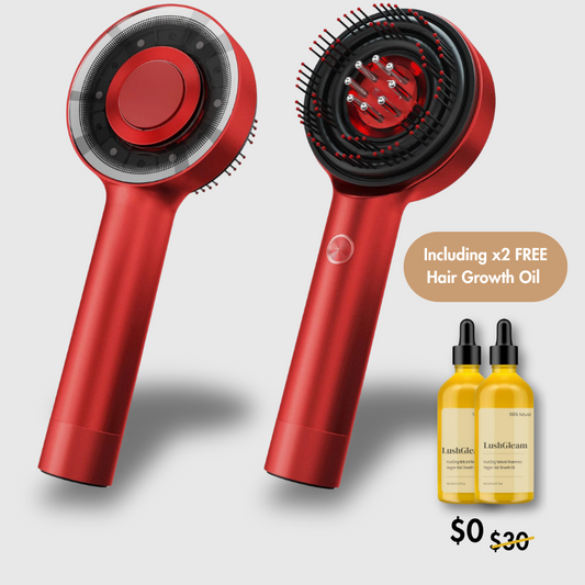 LushGleam™ Red Light Scalp Massager