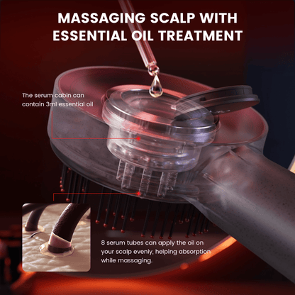 LushGleam™ Red Light Scalp Massager